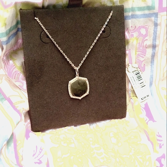 Kendra Scott 'Davis' Sterling Silver Luxe Charm Necklace - Picture 8 of 9